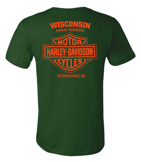Harley-Davidson® Men's Treasures Short Sleeve Cotton Chest Pocket