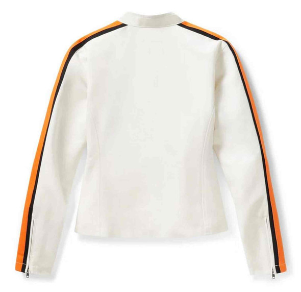 Harley-Davidson ホワイトジャケット Harley-Davidson® Women's Essential Block Font Casual Jacket, White