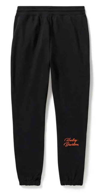 Harley-Davidson® Women's Essential Bling Fleece Joggers, Black