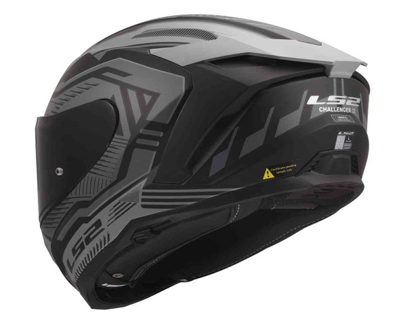 LS2 Helmets Challenger II Dravix Full Face Motorcycle Helmet Matte