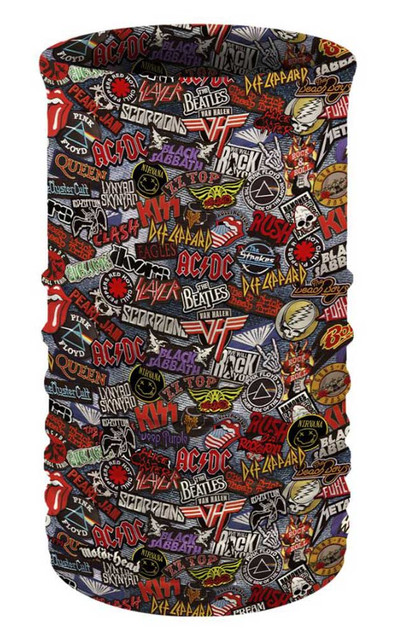 That's A Wrap Unisex Rock of Ages Multi-Function Reversible Tube Face Cover - Wisconsin Harley-Davidson