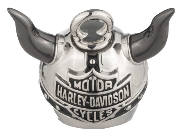 Harley-Davidson® Two-Tone Viking Helmet Skull Ride Bell, Brass