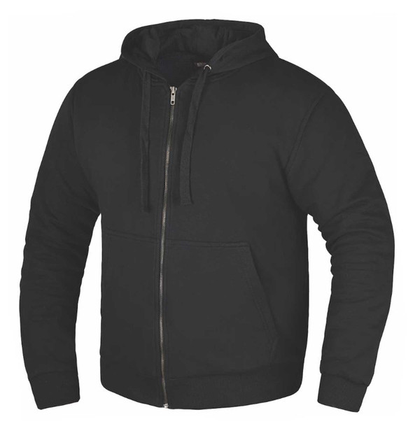 UNIK Men's Armor Full-Zip Motorcycle Hoodie Sweatshirt, Black - Wisconsin Harley-Davidson