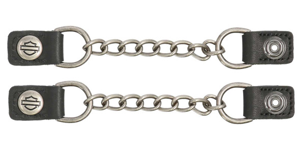 Harley-Davidson Men's Classic Bar & Shield Logo Vest Extender, Antique Nickel - Wisconsin Harley-Davidson