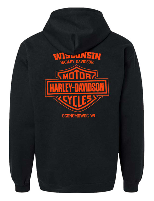 Harley-Davidson® Men's Solar Flare Pullover Fleece Hooded