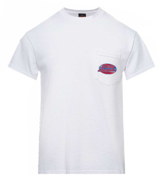 Harley-Davidson Men's Glory RWB Short Sleeve Chest Pocket Cotton Tee, White - Wisconsin Harley-Davidson