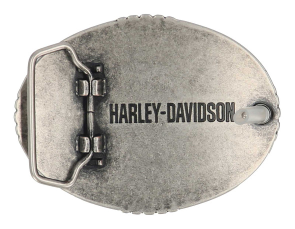 Harley-Davidson® Men's Raised Willie G Skull Logo Belt Buckle