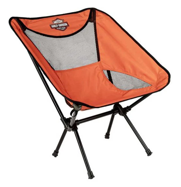 Harley-Davidson Bar & Shield Ultralight Packable Camping Chair w/ Mesh Back - Wisconsin Harley-Davidson