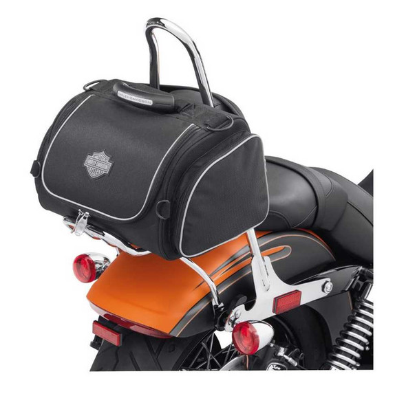 Harley-Davidson Bar & Shield Zippered Premium Touring Day Bag Black 93300017 - Wisconsin Harley-Davidson