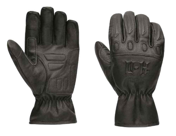 Harley-Davidson Men's Internal Combustion Matte Leather Gloves, Black 97332-16VM - Wisconsin Harley-Davidson