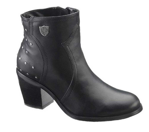 Harley-Davidson Women's Angela 4-Inch Black Motorcycle Boots. D83687 - Wisconsin Harley-Davidson