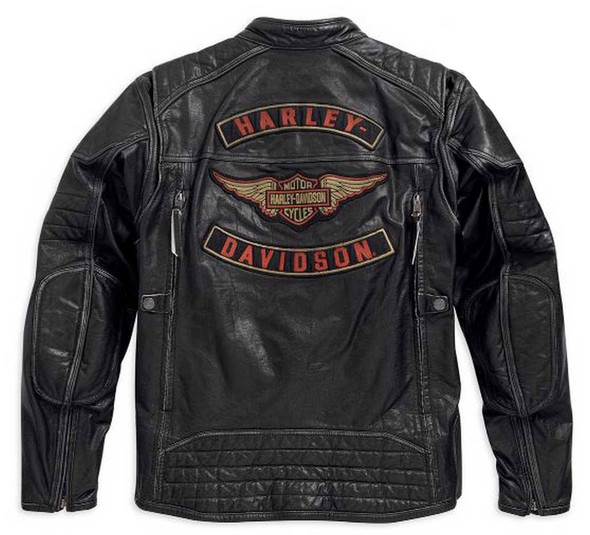Harley-Davidson® Men's Triple Vent Detonator Distressed Leather