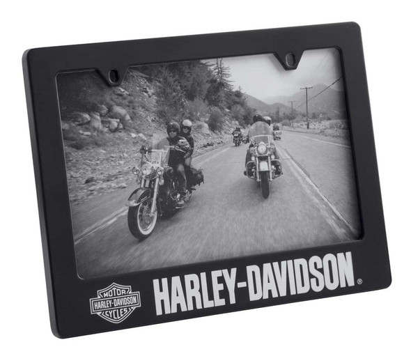 Harley-Davidson License Plate 4 x 6 Photo Frame, Laser-Etched H-D 99210-16V - Wisconsin Harley-Davidson