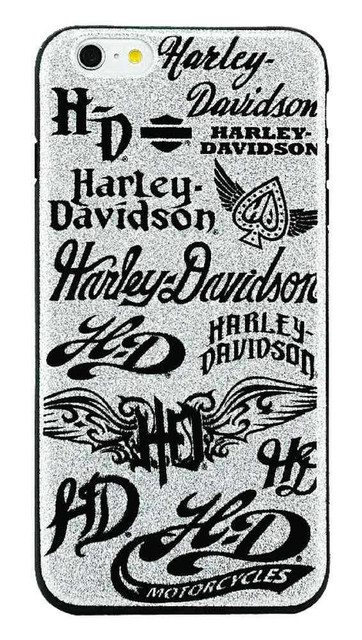Harley-Davidson Women's Glitter Logos iPhone 6 Plus Phone Shell, Silver 8307 - Wisconsin Harley-Davidson
