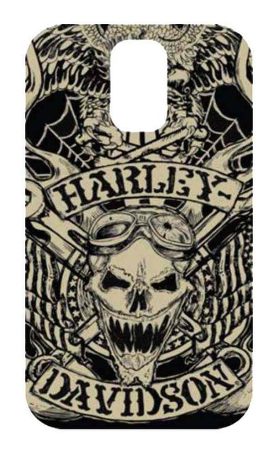 Harley-Davidson Men's Samsung Galaxy S5 Tattoo Edgy Skull Phone Shell 7728 - Wisconsin Harley-Davidson