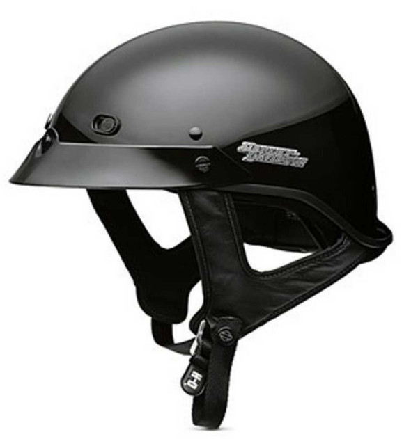Harley-Davidson Men's Hybrid Ultra-Light Spoiler Half Helmet GLOSS 98334-09VM - Wisconsin Harley-Davidson