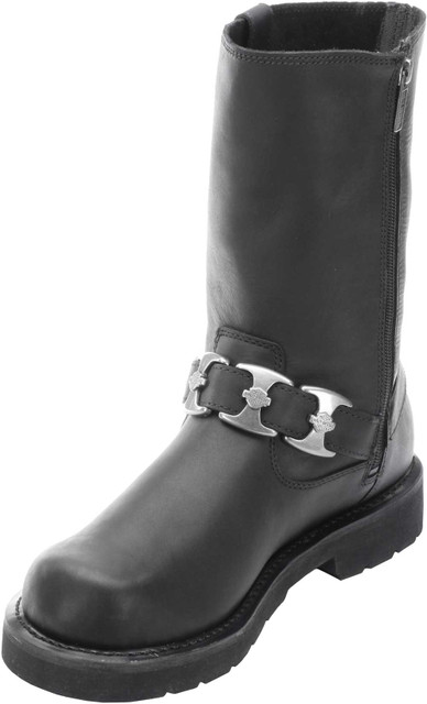 Harley-Davidson® Men's Maxwell 9.75-Inch Black Motorcycle Boots