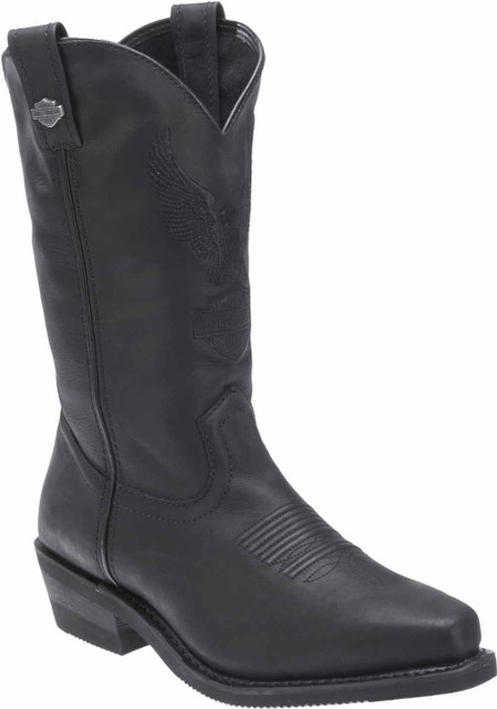 Harley-Davidson Men's Drayton 11.25-Inch Black or Brown Motorcycle Boots. D96093 - Wisconsin Harley-Davidson