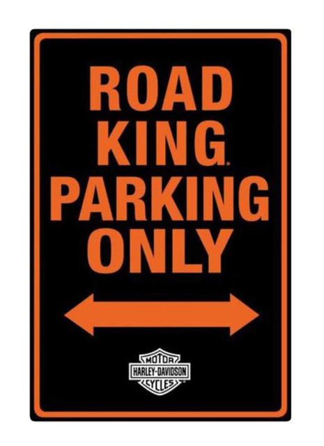 Harley-Davidson Embossed Road King Motorcycle Packing Only Tin Sign 2011011 - Wisconsin Harley-Davidson