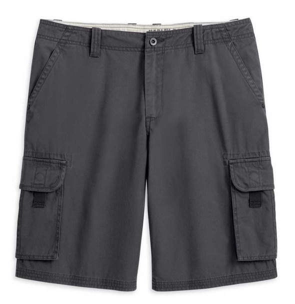 Harley-Davidson Men's Cargo Shorts Dark Shadow Gray 10.5'' Inseam 99072-13VM - Wisconsin Harley-Davidson