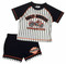 Harley-Davidson Little Boys' Jersey Short - Tee Set, White/Black/Orange. 2072511 - Wisconsin Harley-Davidson