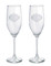 Harley-Davidson Bar & Shield Etched Logo Champagne Glass, 8 oz. Set 2. 99206-14V - Wisconsin Harley-Davidson