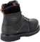 Harley-Davidson Men's Pete Steel Toe 6.0-Inch Black Boots. Inside Zip D95326 - No Hassle Returns at Wisconsin Harley