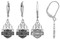 Harley-Davidson Free Shipping - Harley-Davidson Women's Bar & Shield Dangle Earrings Silver Filigree HDE0258 - Free Shipping on many products plus Orders Over $99