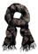 Harley-Davidson Womens Distressed Allover Skeleton Heart Scarf, Black 97775-16VW - Wisconsin Harley-Davidson