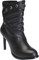 Harley-Davidson Women's Olanta High-Heel Black Leather Fashion Boots. D83784 - Wisconsin Harley-Davidson