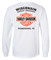 Harley-Davidson Free Shipping - Harley-Davidson Men's Long Sleeve Orange Bar & Shield White Shirt 30291964 - Free Shipping on many products plus Orders Over $99