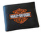 Harley-Davidson Men's Embroidered Bar & Shield Billfold Wallet Black FB808H-2 - Wisconsin Harley-Davidson