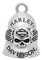Harley-Davidson Winged Skull Bar & Shield Outline Ride Bell HRB045 - Wisconsin Harley-Davidson