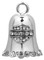 Harley-Davidson White Crystal Bar & Shield Ride Bell HRB016 - Wisconsin Harley-Davidson