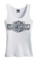 Harley-Davidson Women's Bar & Shield Trademark Logo Tank, White 99100-12VW - Wisconsin Harley-Davidson