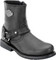 Harley-Davidson Scout Black 7-Inch Leather Boots, Side Entry Inside Zip. D95262 - Wisconsin Harley-Davidson