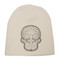 That's A Wrap Women's Beanie, Day Of The Dead Skull Cap, White B1411-WHITE - Wisconsin Harley-Davidson