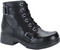 Harley-Davidson Women's Celia 4.5-Inch Black Lace Motorcycle Boots. D83582 - Wisconsin Harley-Davidson