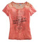 Harley-Davidson Women's Restless Spirit Short Sleeve Lace Tee, Pink 96049-15VW - Wisconsin Harley-Davidson