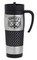 Harley-Davidson Skull Stainless Steel Travel Mug 16 oz., Black/Silver. 96862-16V - Wisconsin Harley-Davidson