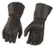 Milwaukee Leather Men's Deerskin Thermal Lined Gauntlet Gloves, Black G039 - Wisconsin Harley-Davidson