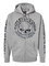 Harley-Davidson Men's Zippered Sweatshirt Jacket H-D Skull Hoodie Gray 30296653 - Wisconsin Harley-Davidson