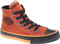Harley-Davidson Kid's 3-Inch Patch Orange Hi-Top Athletic Sneakers. D61034 - Wisconsin Harley-Davidson