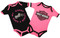 Harley-Davidson Baby Girls' Daddy Rides A Harley Creeper 2-Pack 1103052 - Wisconsin Harley-Davidson
