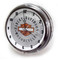 Harley-Davidson Diamond Plated Bar & Shield Neon Clock, Orange Neon HDL-16611 - No Hassle Returns at Wisconsin Harley