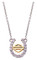 Harley-Davidson Women's Crystal Horseshoe Necklace, Gold Plated B&S, HDN0328-18 - Wisconsin Harley-Davidson