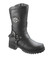 Harley-Davidson Women's Amber Black Leather 9.5-Inch Motorcycle Boots D85514 - Wisconsin Harley-Davidson