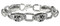 Harley-Davidson Men's Steel Skull Link Bracelet 9 Inch HSB0003/9 - Wisconsin Harley-Davidson