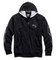 Harley-Davidson Men's Pinstripe Flames Zippered Hoodie, Black 99027-16VM - Wisconsin Harley-Davidson
