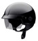 Harley-Davidson Men's Bar & Shield Half Helmet With Sun Shield 98212-10VM - Wisconsin Harley-Davidson